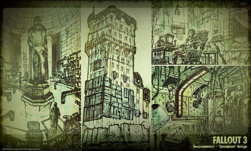 Illustration for article titled Duck, Then Cover, It's Some Fallout 3 Concept Art